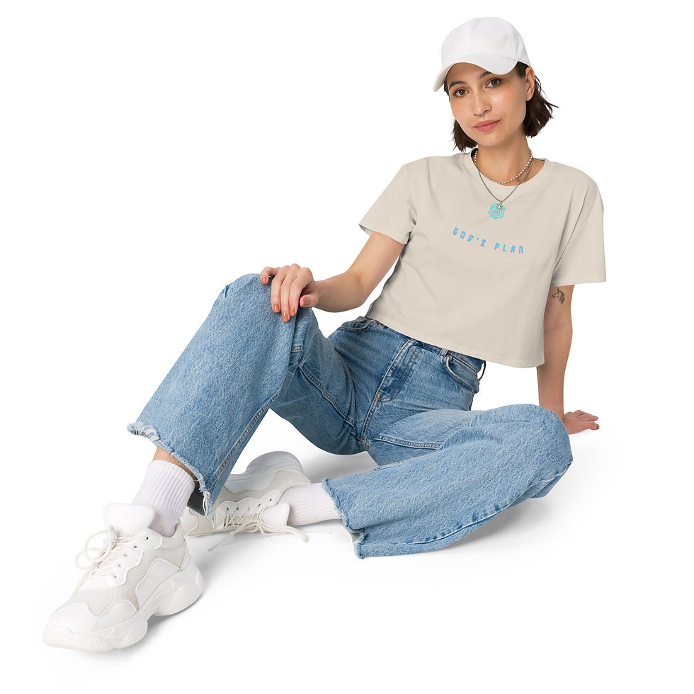 Thumbnail: God's Plan Crop - Teal