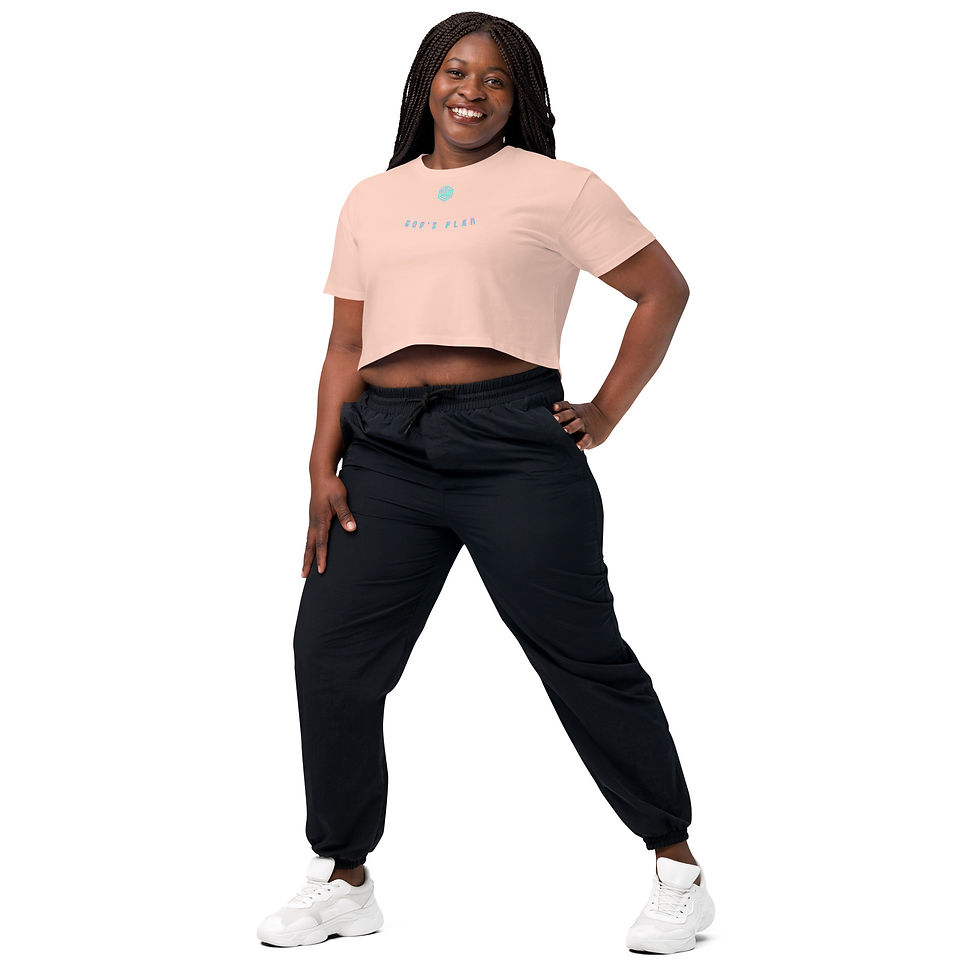 Thumbnail: God's Plan Crop - Teal