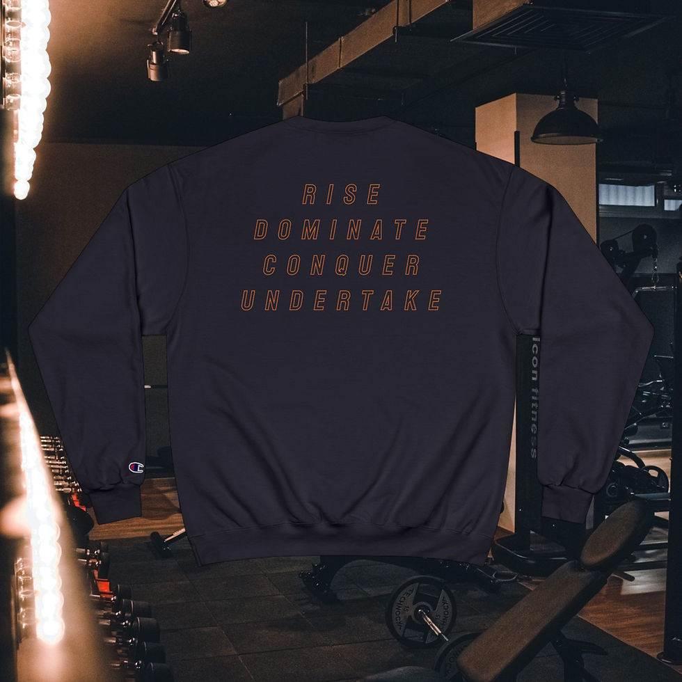 Thumbnail: Undertake X Warriors - Navy Blue Champion Sweatshirt