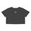 Thumbnail: Women's Heavy Faded Crop Tee - Purple Lifting Essentials