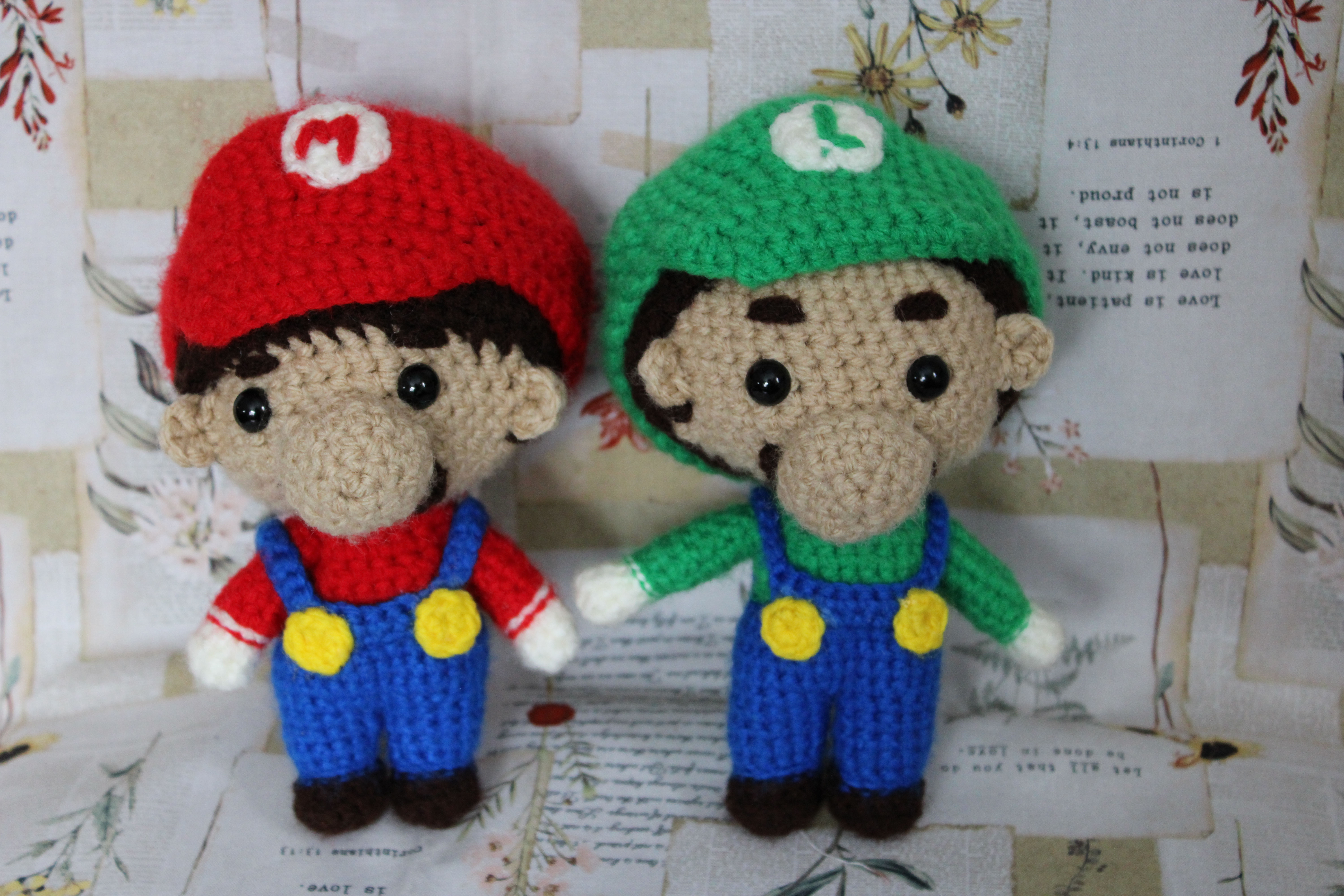 Crochet Super Mario Plushies
