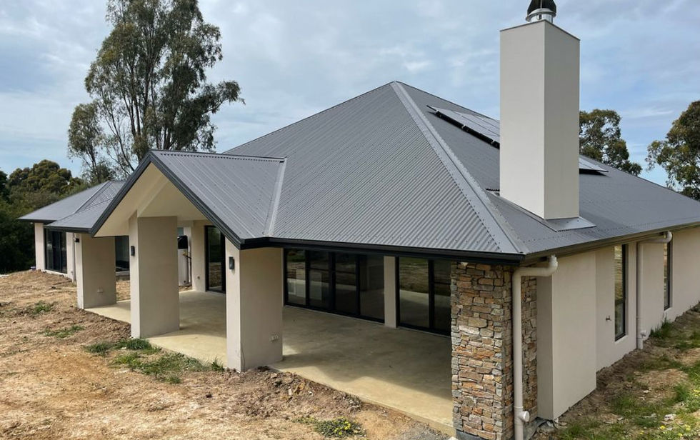 Nira Browns Rd Project - In front of the house