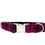 Thumbnail: Fuschia Check Harris Tweed Dog Collar - Handmade in Scotl