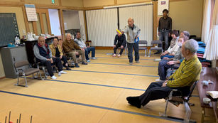 来海沢サロンでは輪投げを!