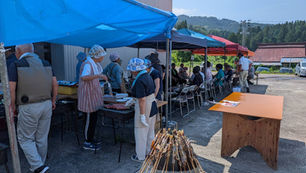 来海沢サロン 初のBBQ!