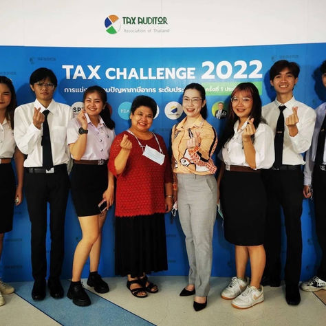 บัญชี CIBA DPU คว้ารางวัลรองชนะเลิศอันดับ 2 แข่งตอบปัญหาด้านภาษีอากร ผ่านโครงการ“Tax-Challenge 2022”