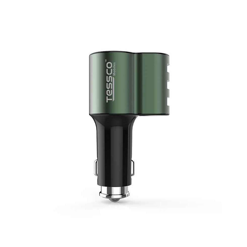 Thumbnail: Tessco Three USB Car Charger (DC-255)(5.1 Strongest Output)  CARNSTYLE.IN