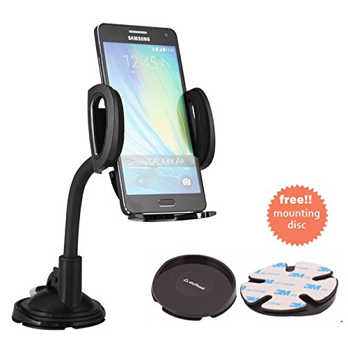 STUFFCOOL CLASP MOBILE HOLDER Stuffcool Clasp One Click Dual Use  Windshield/Dashboard Car Mount Holder for Smartphones Size 5cm to  Width