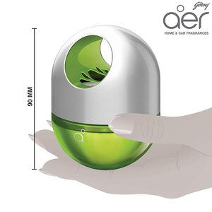 Thumbnail: Godrej aer twist, Car Air Freshener - Fresh Lush Green (45g) WWW.CARNSTYLE.IN