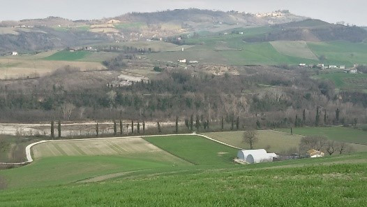 Location of the trials in the Tenna Valley