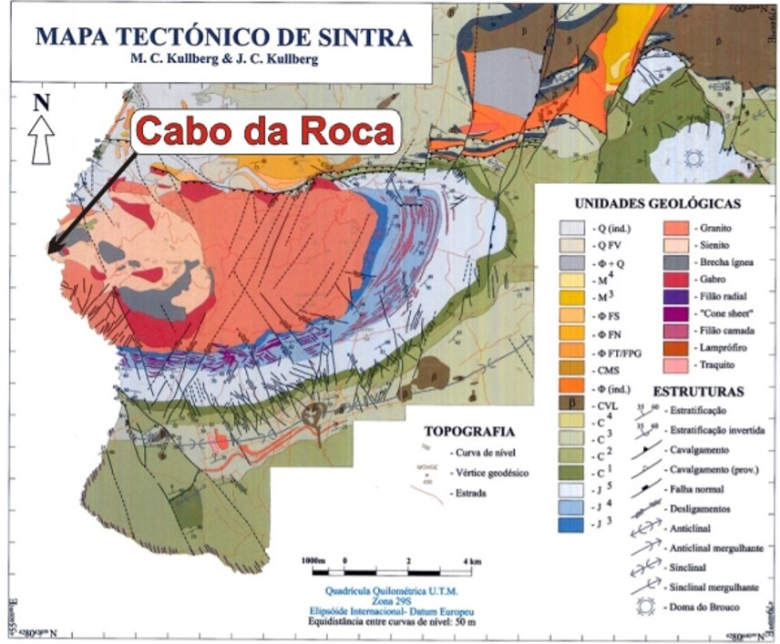 Mapa Tectónico de Sintra