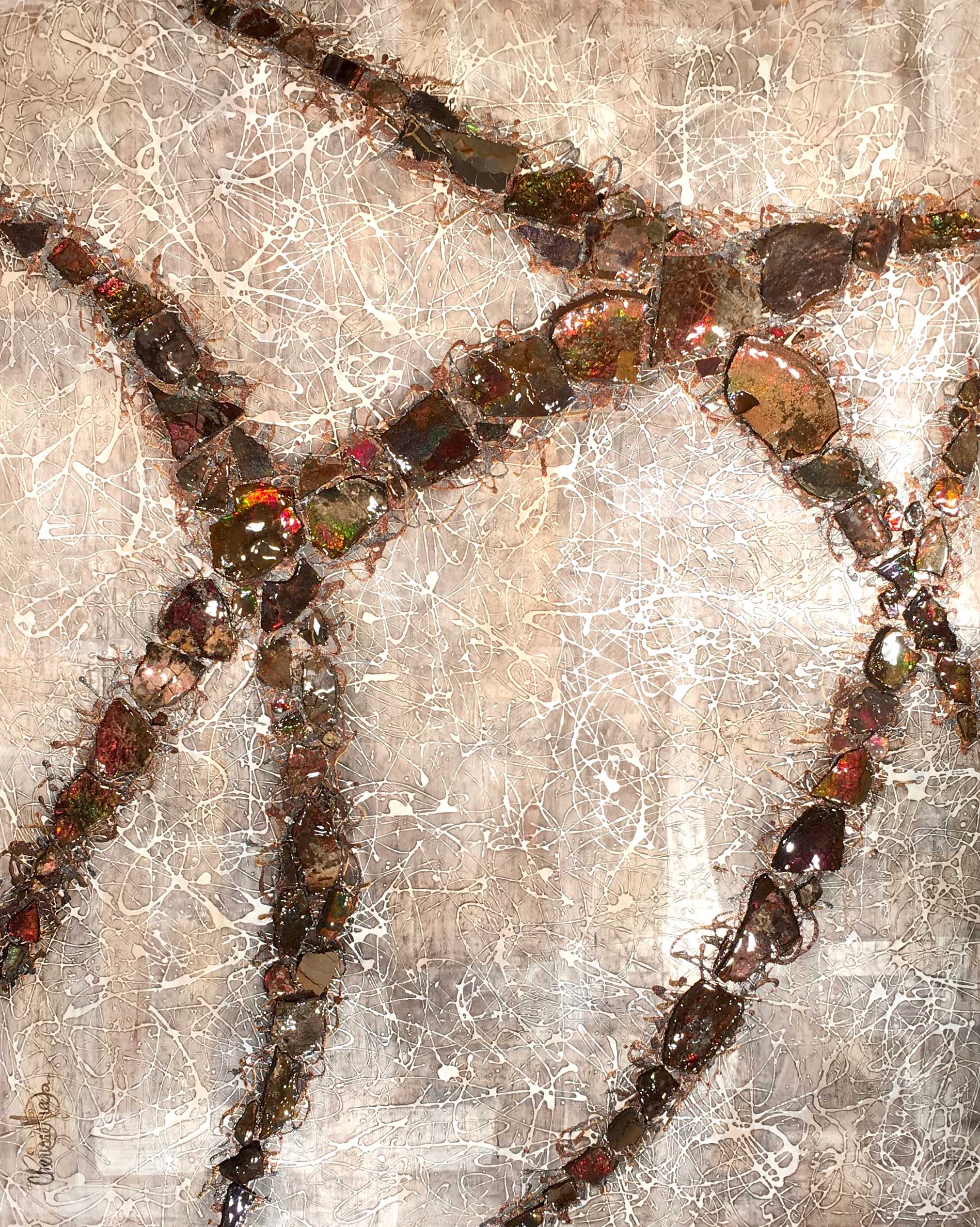 Ammolite Abstract