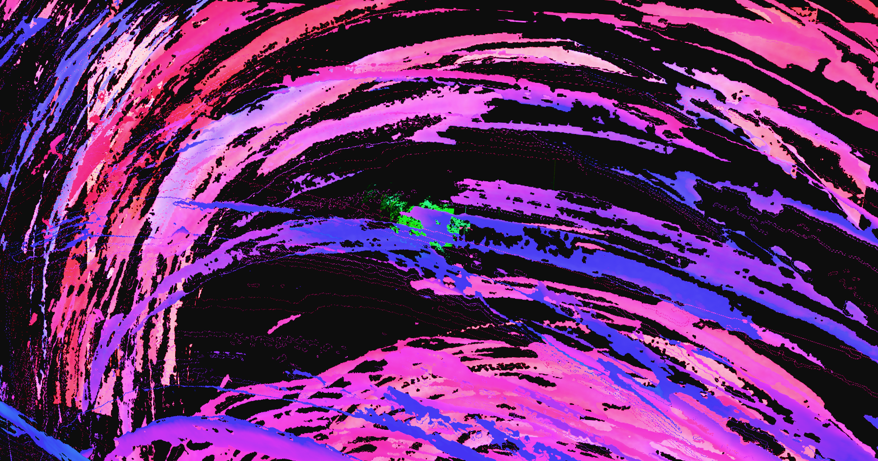 Painting Purple Blue