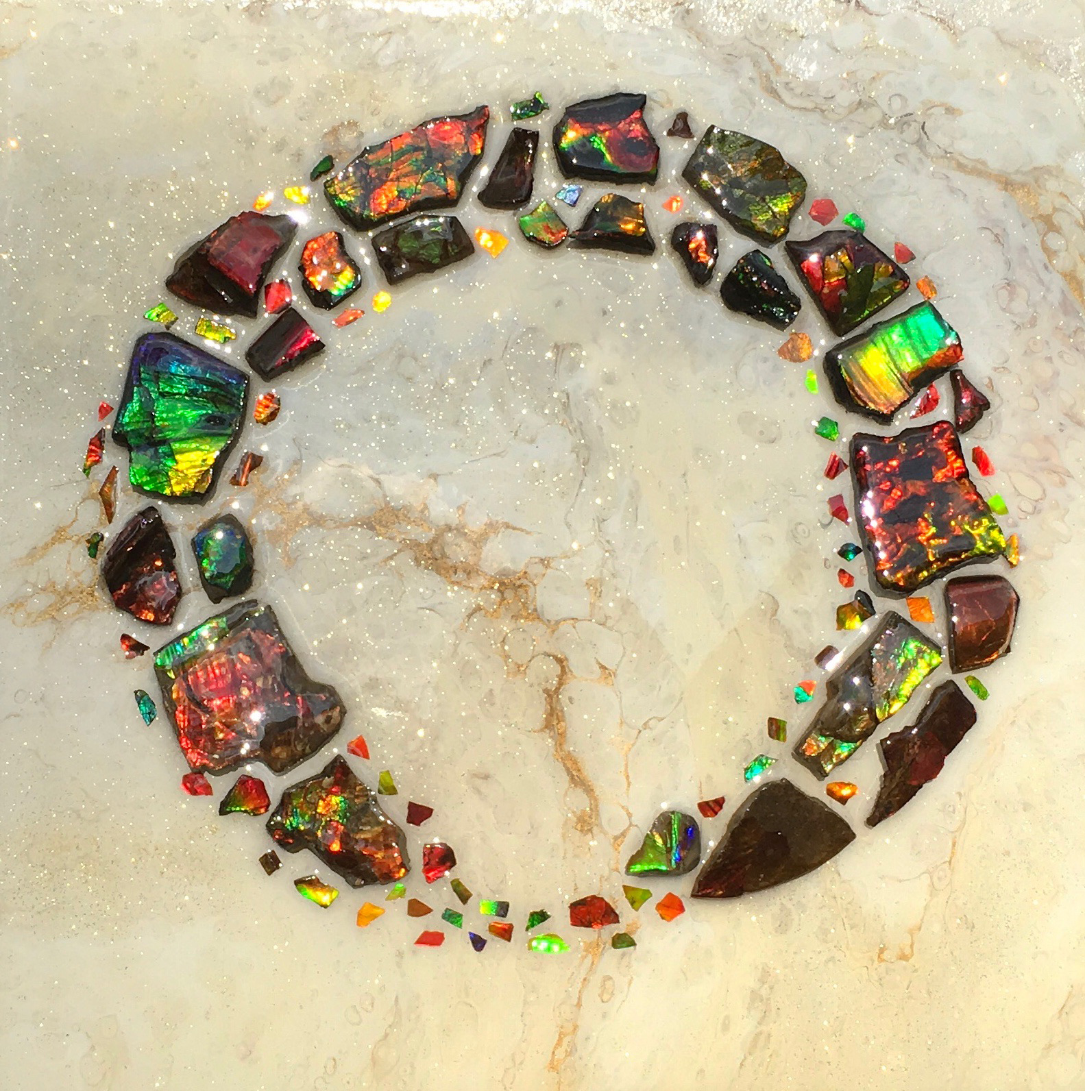 Gemstone Art Paintings