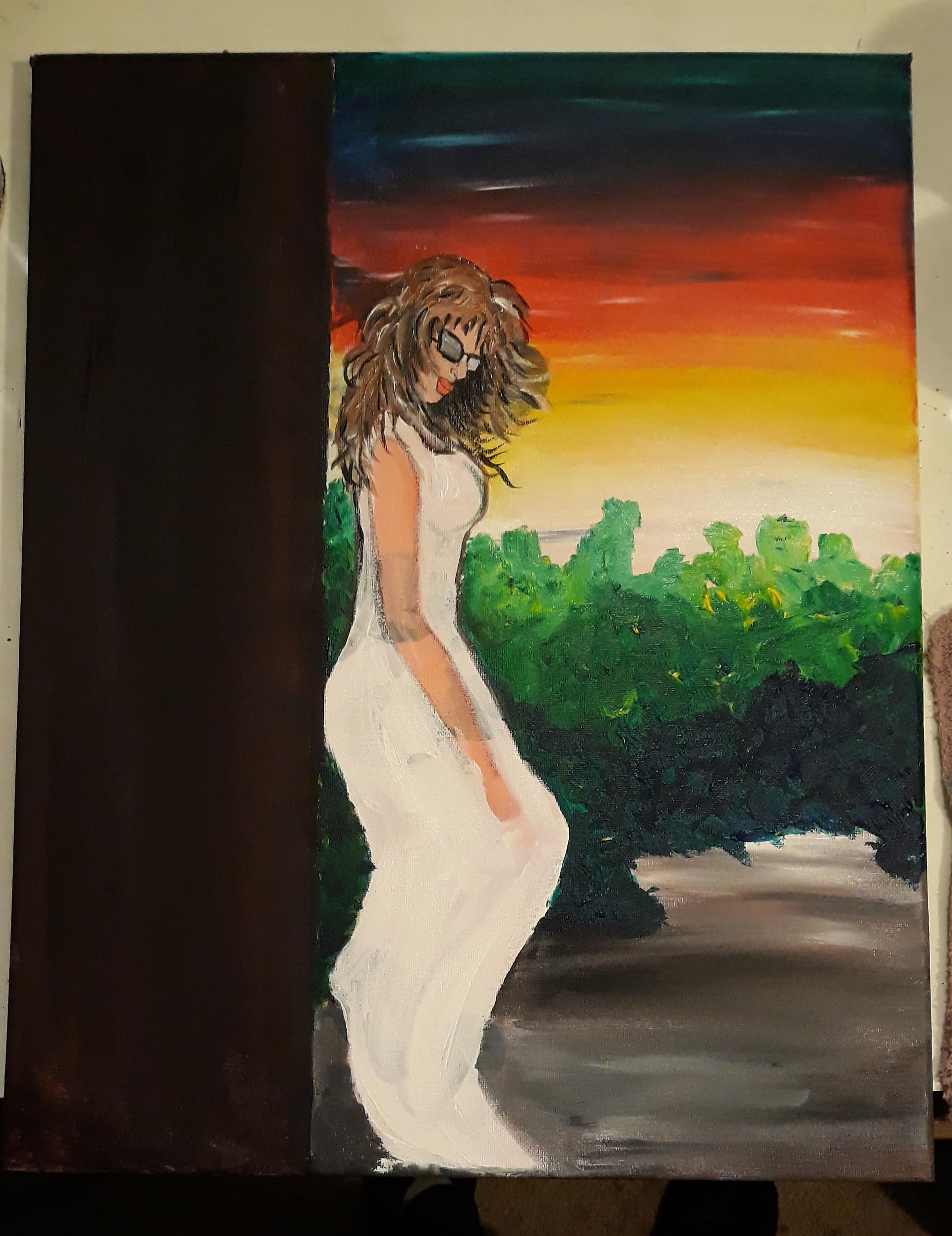 30 minute acrylic painting. No reference.