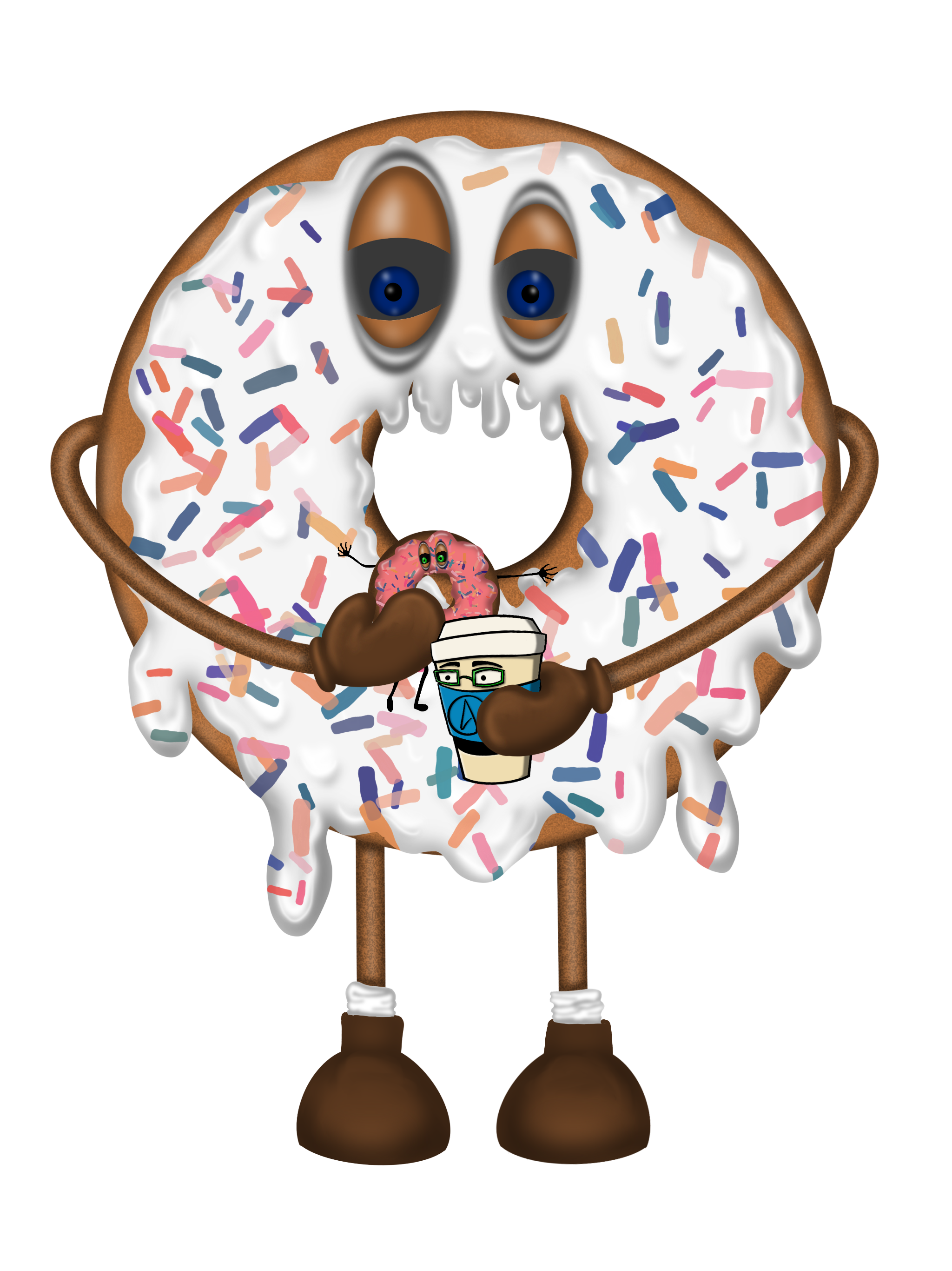 Donut Disturbed - Print