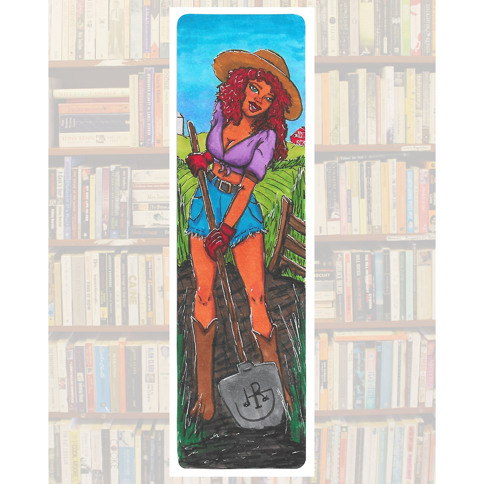 Hattie - Farmer Bookmark