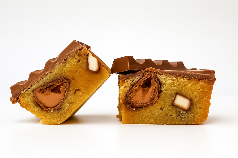 Kinder Blondie with kinder bar