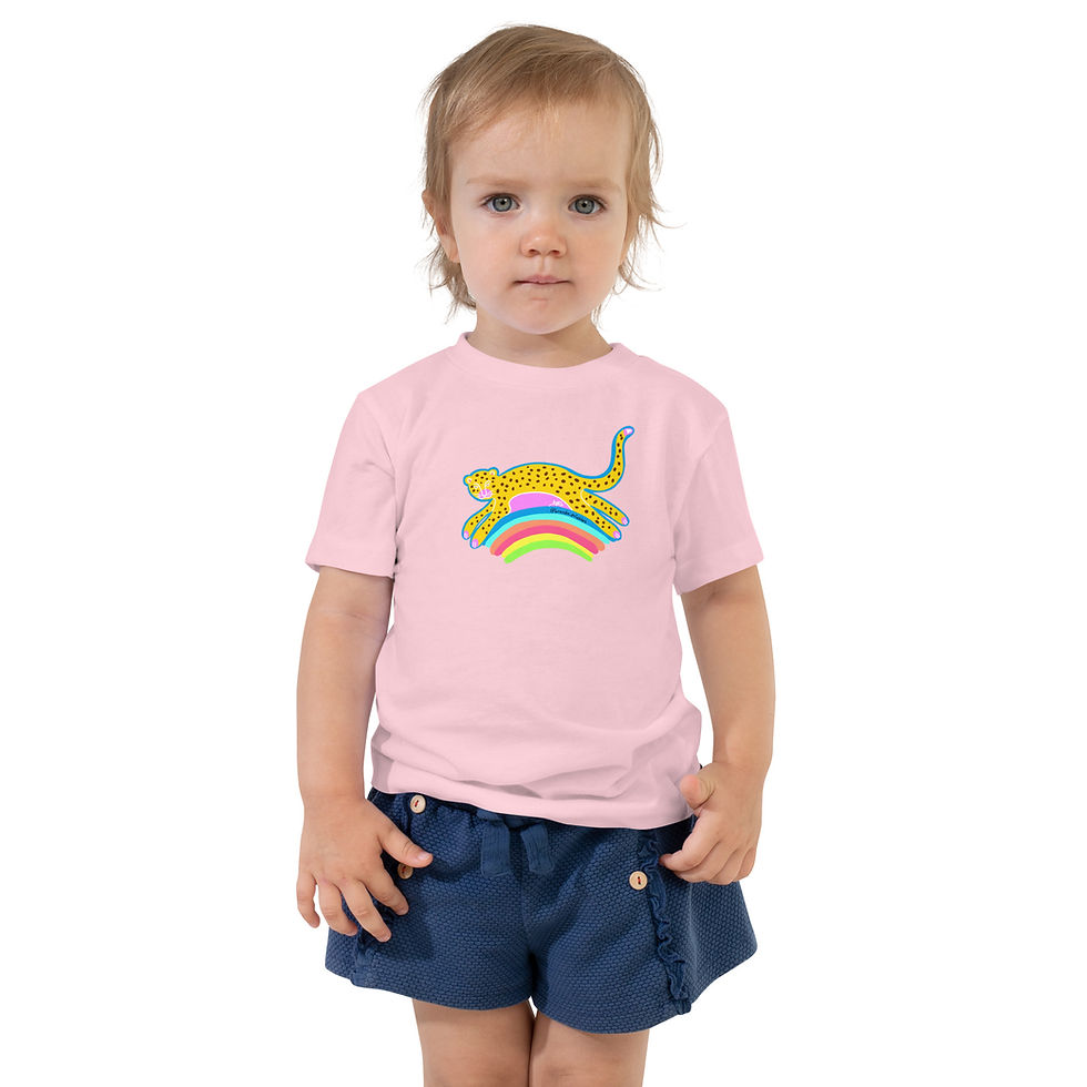 Thumbnail: Rainbow Cheetah  Short Sleeve Tee