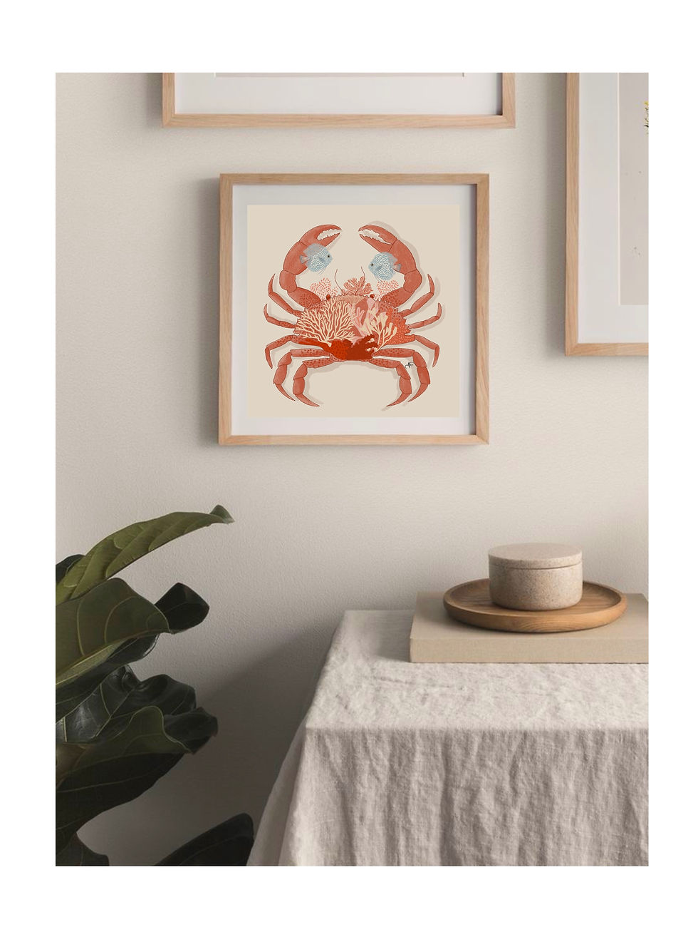 Thumbnail: Crab and Reef Art
