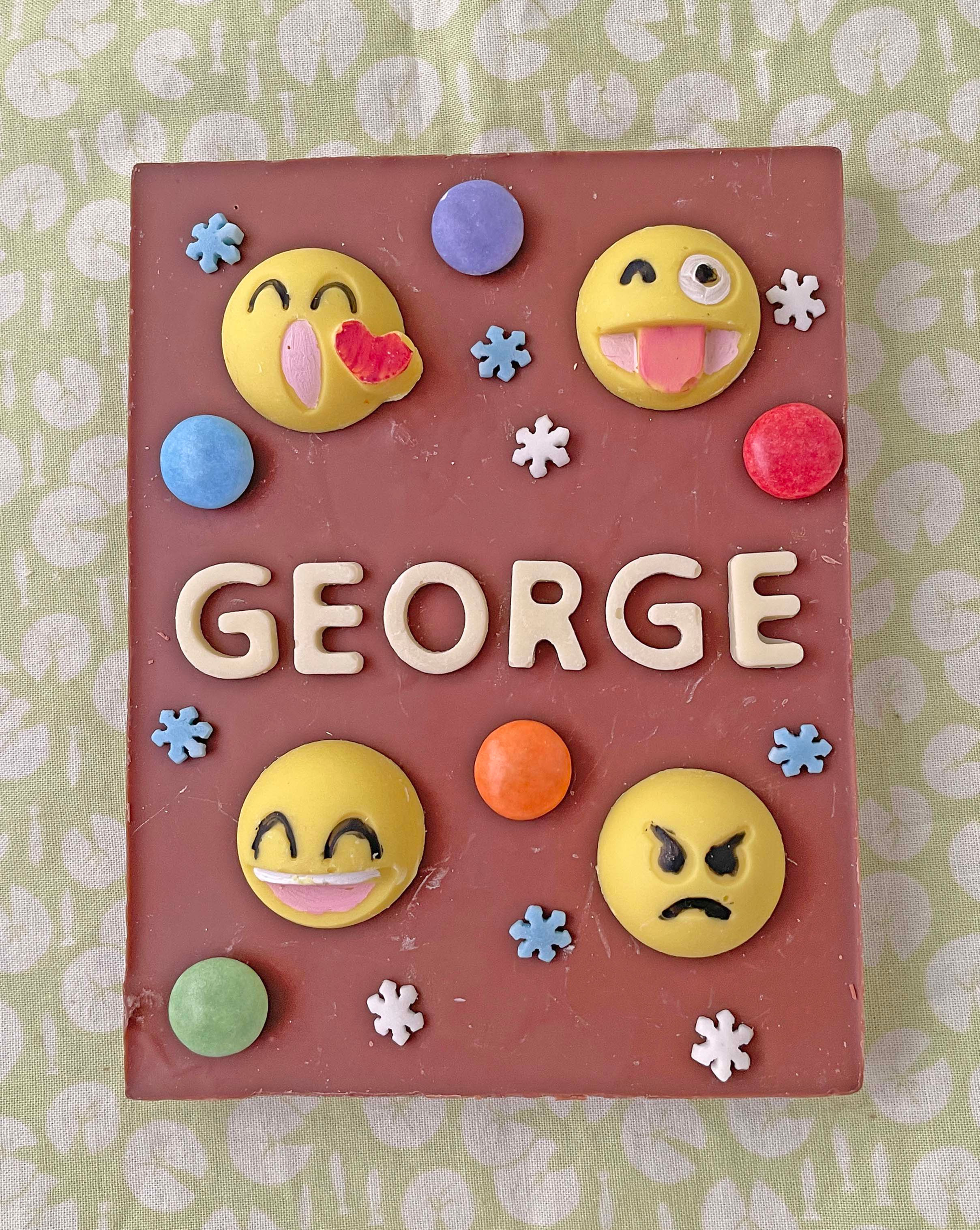 Large Personalised Emoji Slab