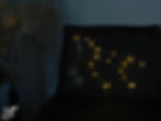 Miniature : A frame with black cardstock in the back. Tiny lights form the Big Dipper constellation