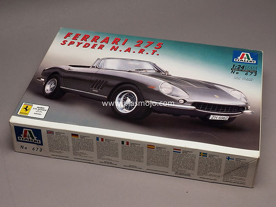 Italeri 1/24 Ferrari 275 Spyder N.A.R.T. (#673) | Plasmojo Scale Model