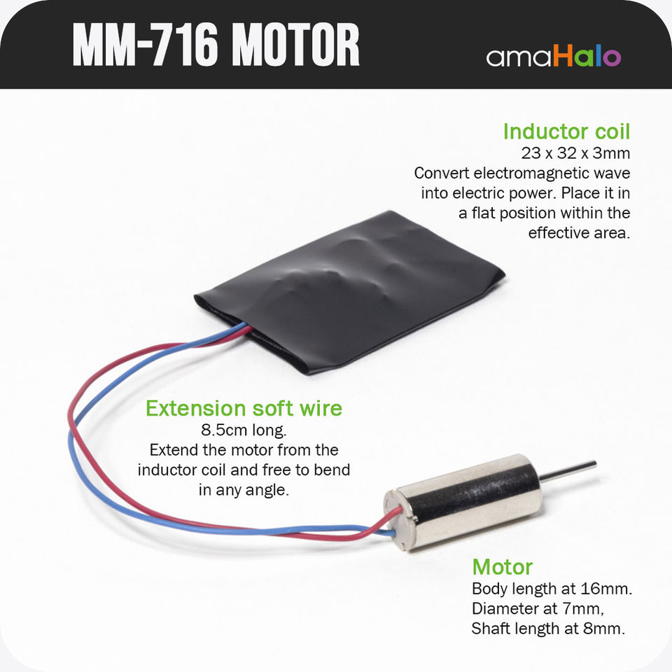 MM-716 inductive motor module details and dimension