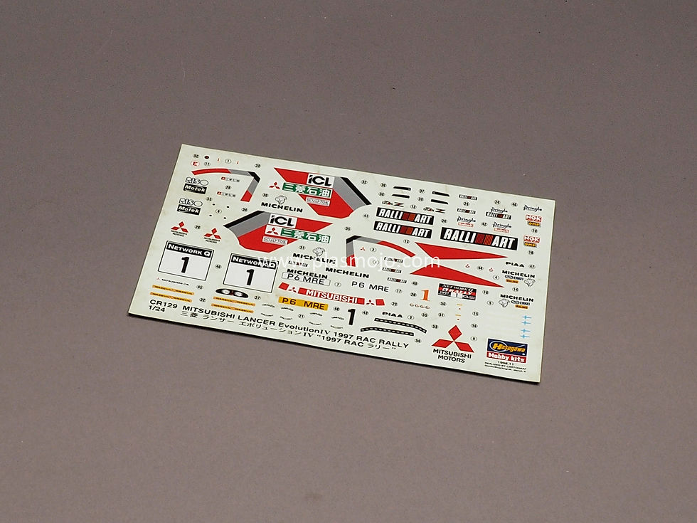Thumbnail: Hasegawa 1/24 Mitsubisihi Lancer Evolution IV 1997 RAC Rally (#25089)