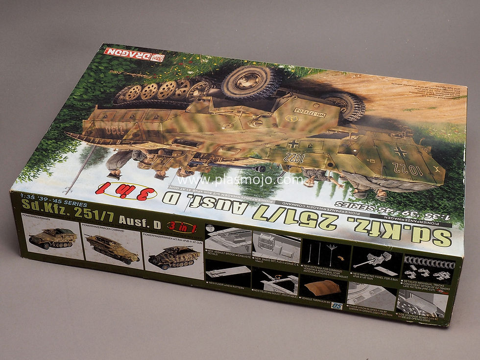 Thumbnail: Dragon 1/35 Sd.Kfz. 251/7 Ausf. D 3-in-1 (#6223)
