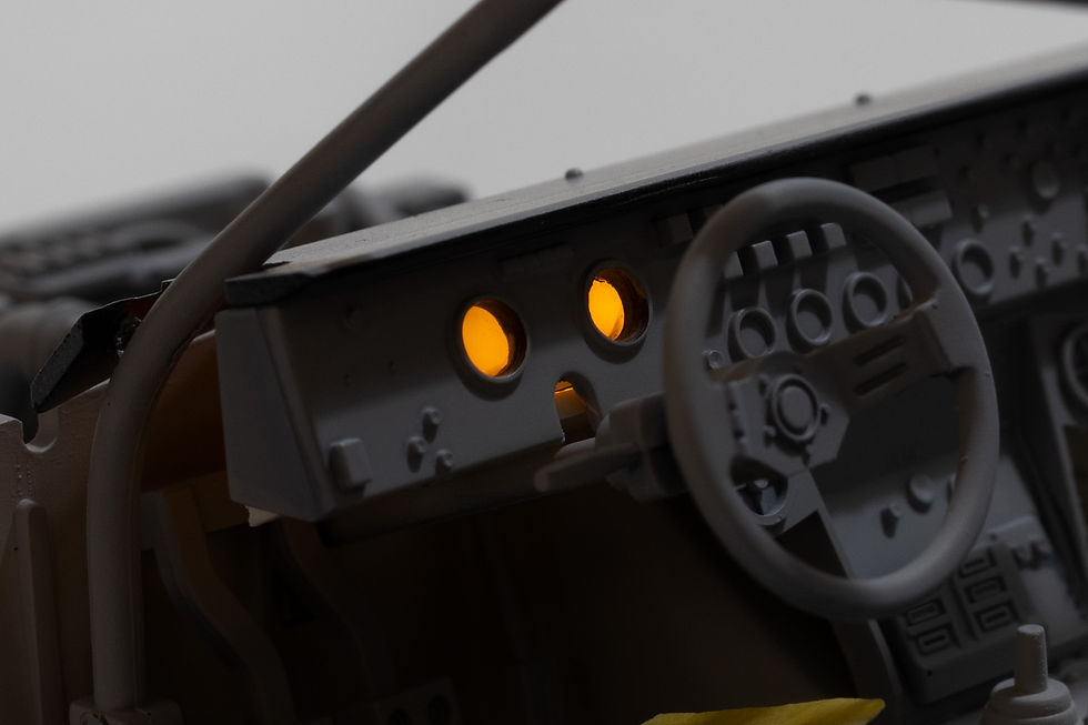 Tamiya 1/24 Mitsubishi Pajero 92 Paris Le Cap Winner install amaHalo LED Step 10