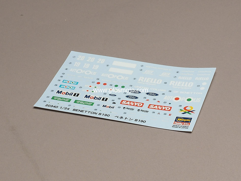 Thumbnail: Hasegawa 1/24 Benetton B190 1990 (#20340)