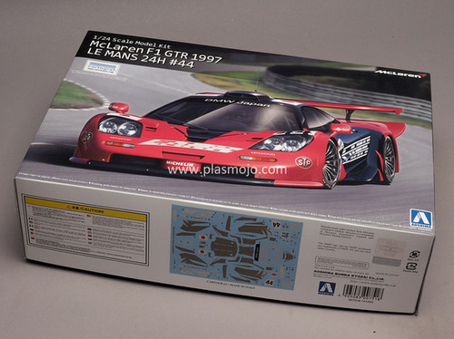 Aoshima 1/24 McLaren F1 GTR 1997 Le Mans 24H Gluf #44 (#007518