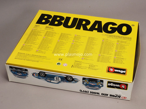 Bburago 1/18 Alpine A110 1600S (1971) (#7001) | Plasmojo