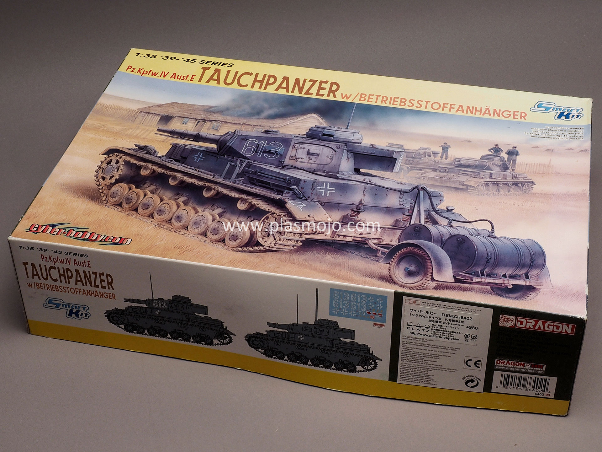 Dragon 1/35 Pz.Kpfw.IV Ausf.E Tauchpanzer w/Betriebsstoffanhanger (#6402)