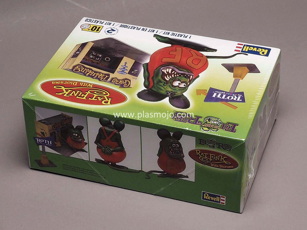 Thumbnail: Revell Non-Scale Ed Roth Rat Fink with diorama (#85-6732)