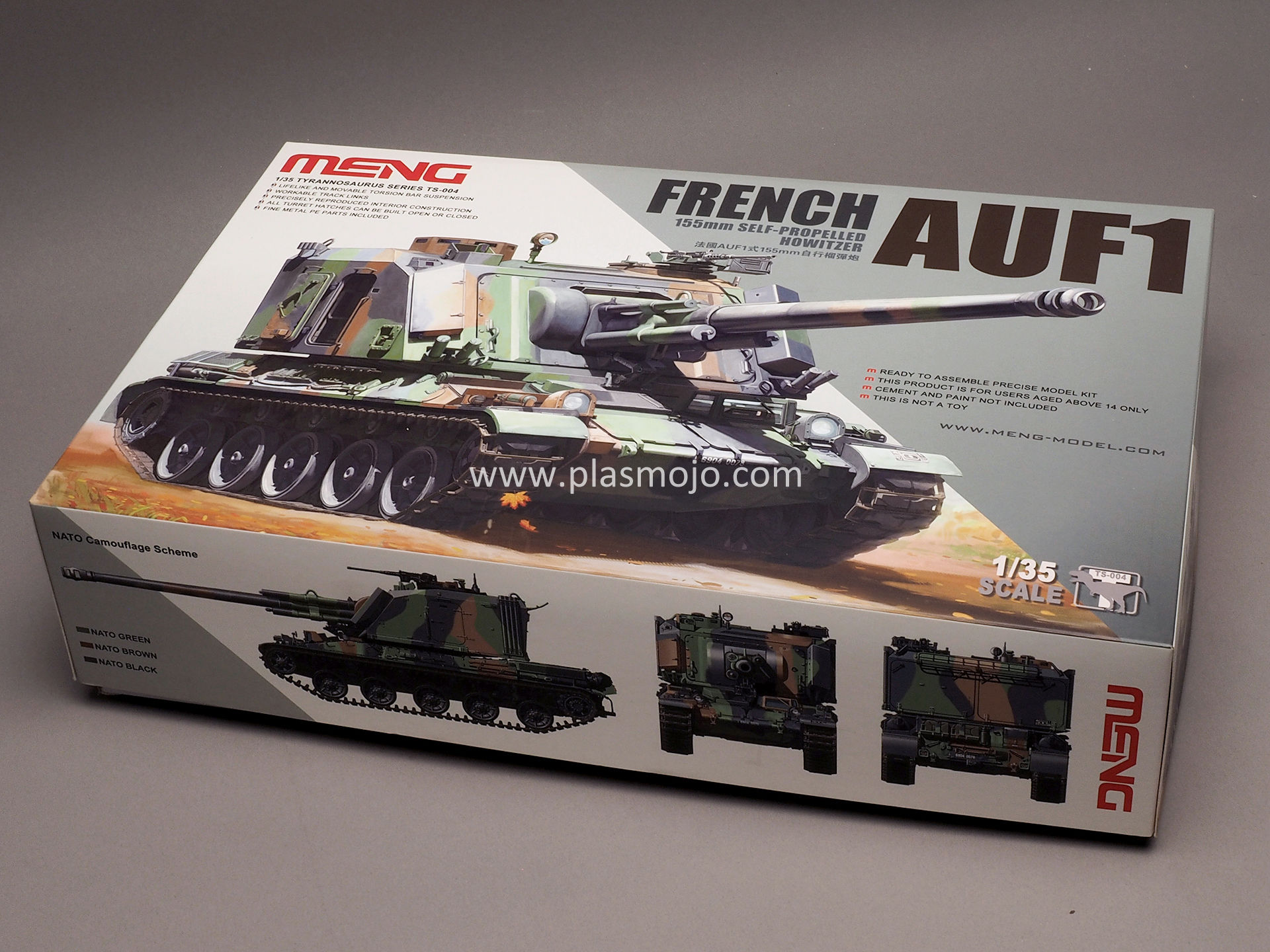Meng 1/35 French AUF1 155mm Self-Propelled Howitzer (#TS-004)