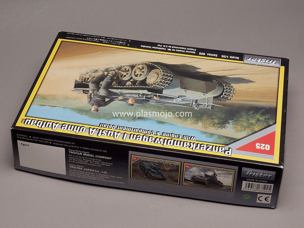 Thumbnail: Tristar 1/35 Pzkpfw I Ausf.A ohne Aufbau w/Engine & Compartment Detail (#35025)