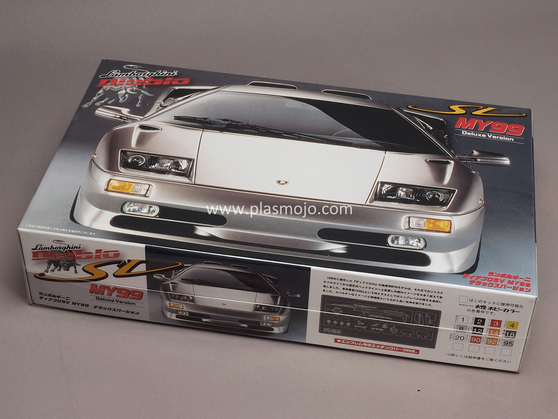 Fujimi 1/24 Lamborghini Diablo SV MY99 Deluxe Version (#12191)