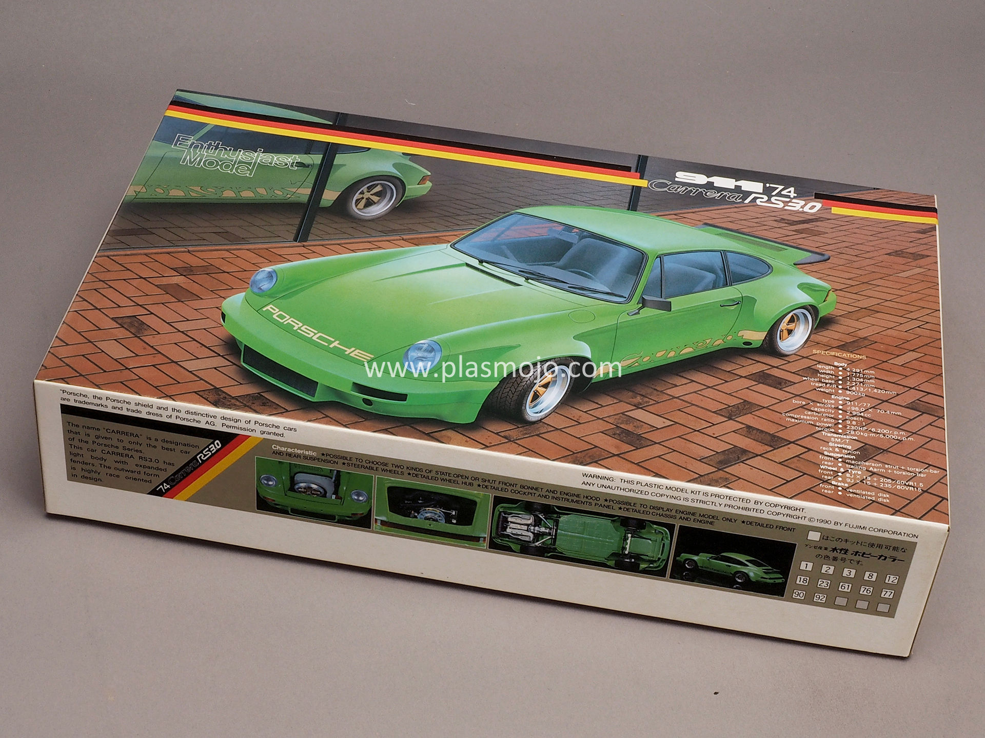 Fujimi 1/24 Porsche 911 '74 Carrera RS3.0 (#08010)