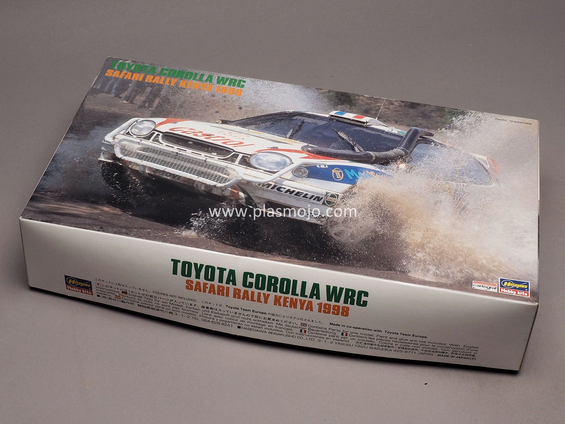 Hasegawa 1/24 Toyota Corolla WRC 1998 Safari Rally Kenya 1998 (#25090)