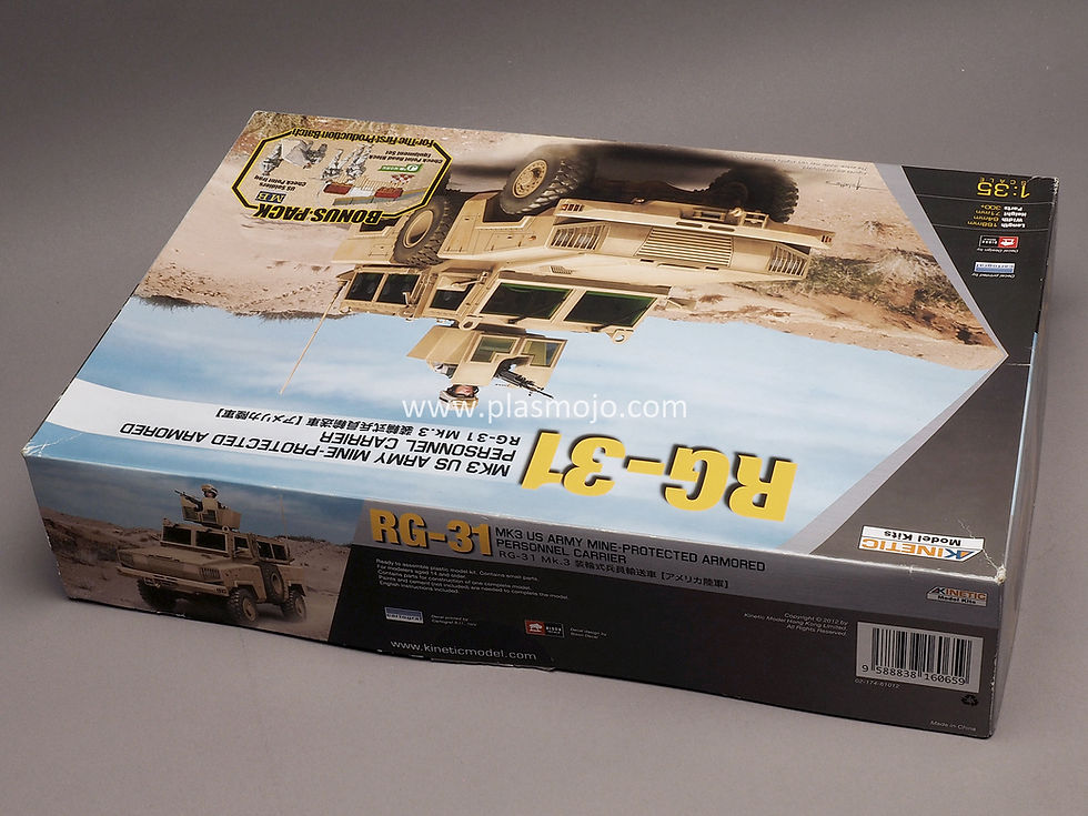 Thumbnail: Kinetic 1/35 RG-31 Mk3 US Army Mine-Protected APC (#K61012)