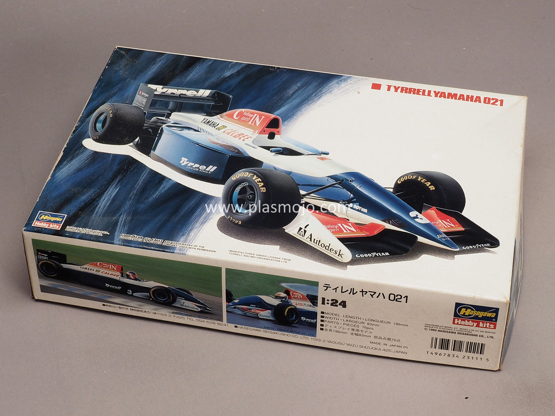 Hasegawa 1/24 Tyrrell Yamaha 021 (#23111)