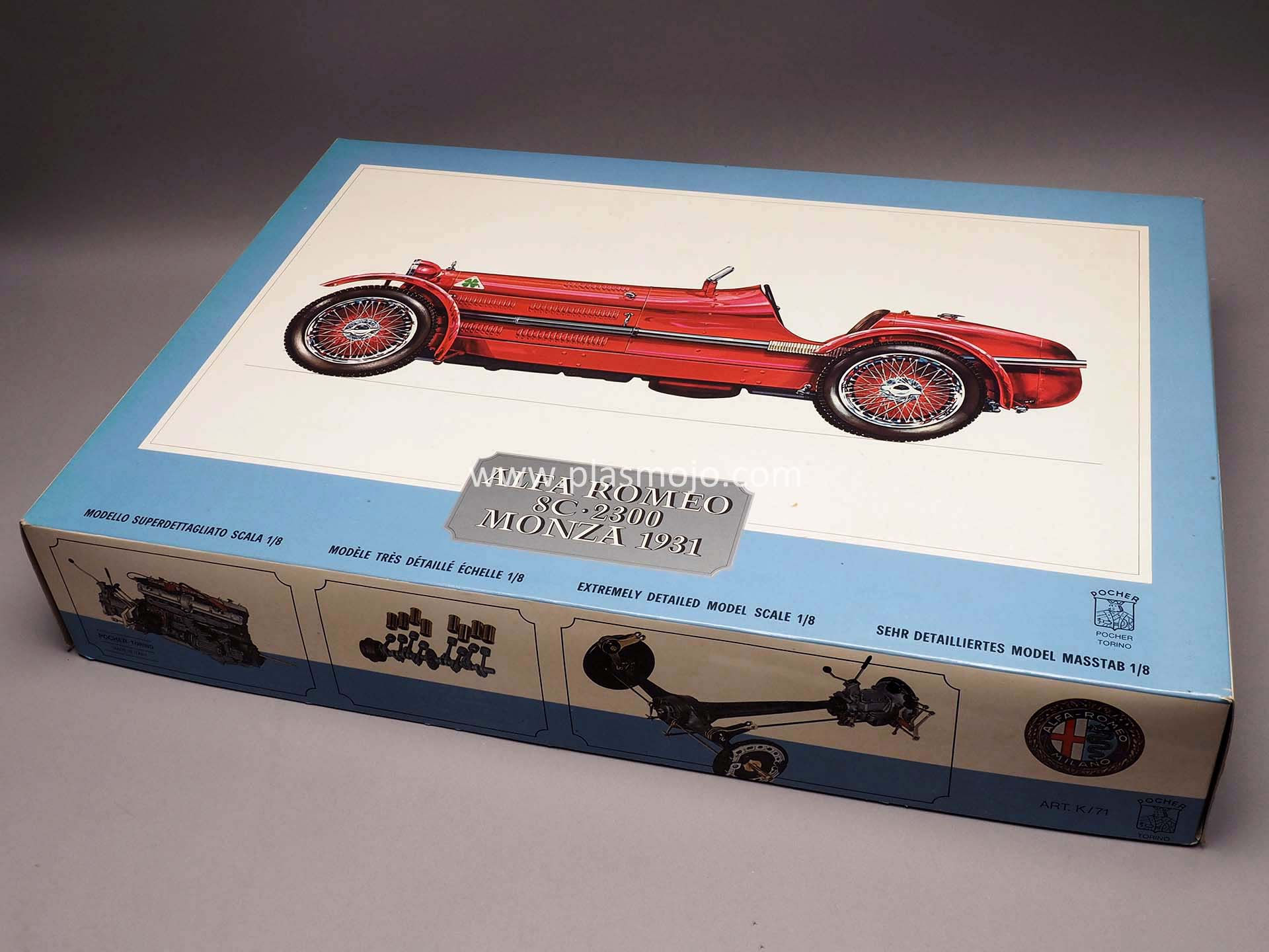 Pocher 1/8 Alfa Romeo 8C 2300 Monza 1931 (#K/71)