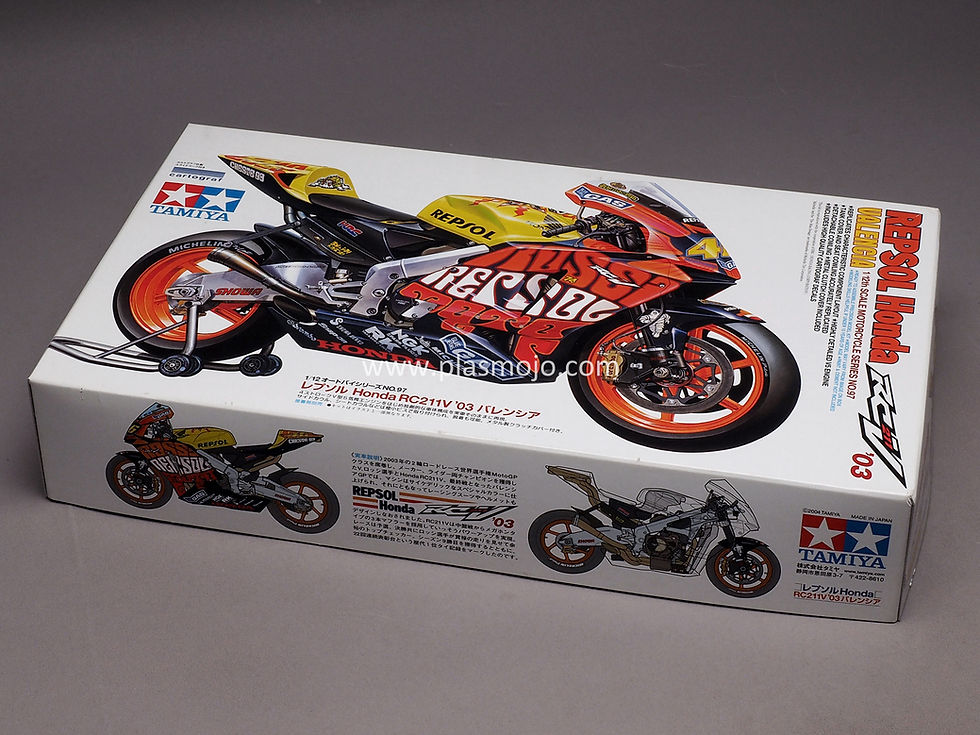 Thumbnail: Tamiya 1/12 Repsol Honda RC211V ‘03 Valencia (#14097)