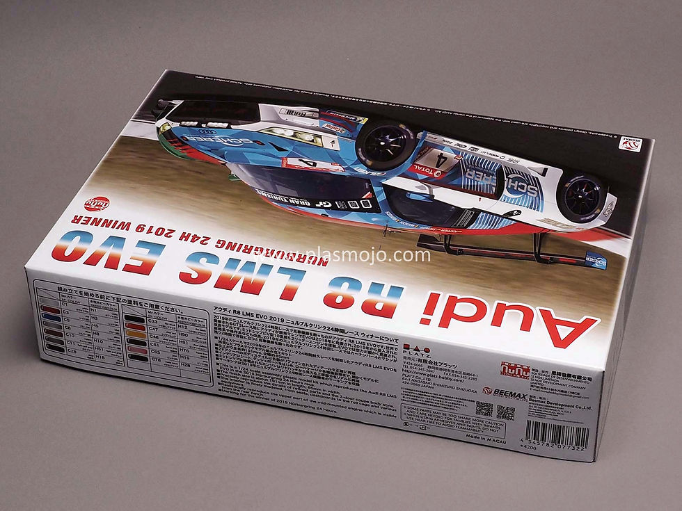 Thumbnail: Hobby Nunu 1/24 Audi R8 KMS EVO Nurburgring 24H 2019 Winner (#PN24026)