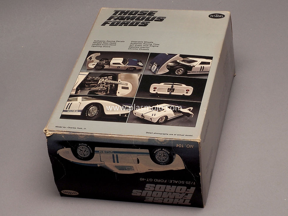 Thumbnail: Testors 1/25 Those Famous Fords Ford GT-40 (#104)