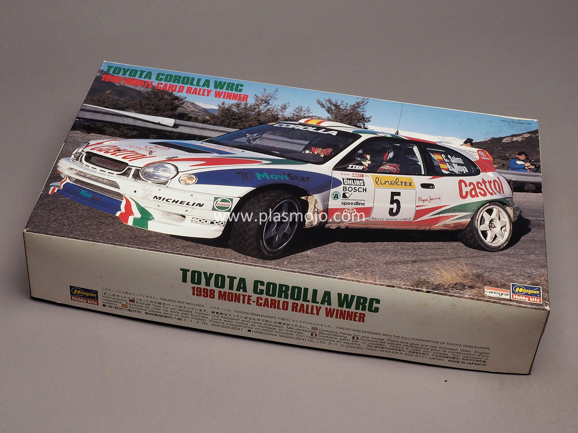 Hasegawa 1/24 Toyota Corolla WRC 1998 Monte-Carlo Rally Winner (#25024)