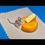 Thumbnail: One of a kind miniature  mouse with cheese 