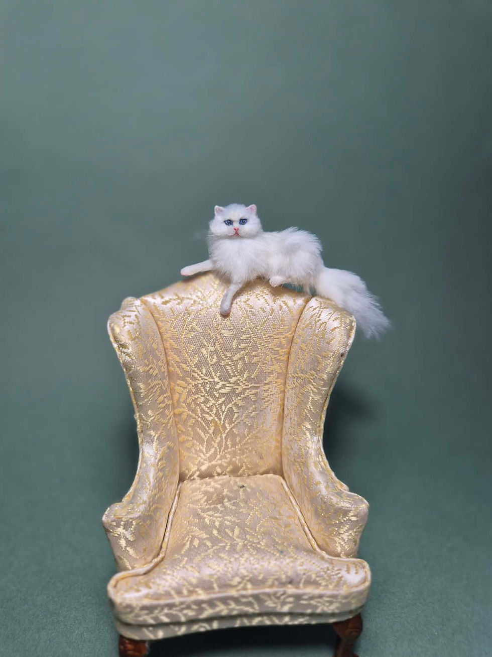 Thumbnail: Ooak dollhouse persian cat